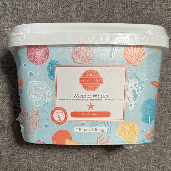 Scentsy Washer Whiffs Tub - Coral Waters - Picture 1 of 3